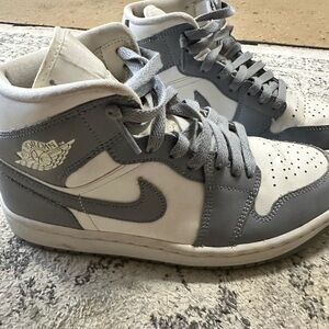 Nike Gray and White Athletic Shoes